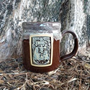 imageBones Coffee Company Wookiee Cookie Handthrown Mug  Brown Coffee Mug  14 oz Ceramic Novelty Drinking Cup Inspired by Star WarsSmorey Time