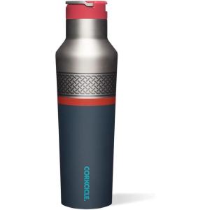 imageCorkcicle Star Wars Insulated Canteen Travel Water Bottle Triple Insulated Stainless Steel Easy Grip Straw Mouth Keeps Beverages Cold for 25 Hours or Warm for 12 Hours 20 oz ChewbaccaThor