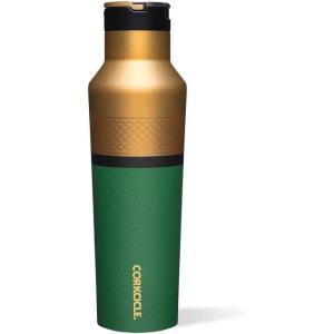 imageCorkcicle Star Wars Insulated Canteen Travel Water Bottle Triple Insulated Stainless Steel Easy Grip Straw Mouth Keeps Beverages Cold for 25 Hours or Warm for 12 Hours 20 oz ChewbaccaLoki