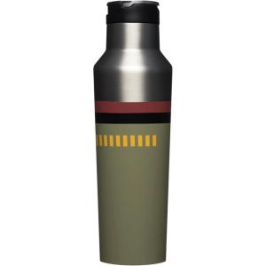 imageCorkcicle Star Wars Insulated Canteen Travel Water Bottle Triple Insulated Stainless Steel Easy Grip Straw Mouth Keeps Beverages Cold for 25 Hours or Warm for 12 Hours 20 oz ChewbaccaBoba Fett