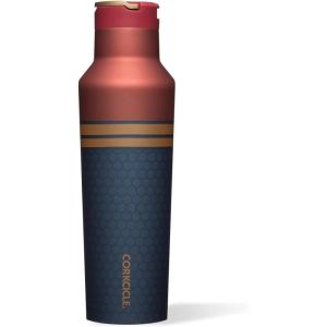 imageCorkcicle Star Wars Insulated Canteen Travel Water Bottle Triple Insulated Stainless Steel Easy Grip Straw Mouth Keeps Beverages Cold for 25 Hours or Warm for 12 Hours 20 oz ChewbaccaCaptain Marvel