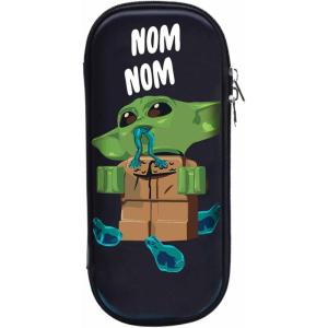 imageIQ LEGO Star Wars The Mandalorian Molded Pencil Case  Grogu 53355 1 Count Black For school home or office