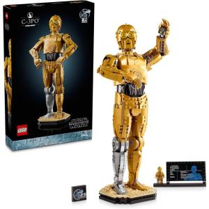 imageLEGO Star Wars C3PO Buildable Droid Figure Build and Display Model with C3PO Minifigure Star Wars Collectible for Home or Office Dcor Nostalgic Gift Idea for Adults Fans or Collectors 75398
