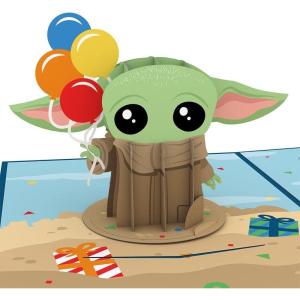 imageLovepop Star Wars Darth Vader Birthday Cake PopUp Card Funny Birthday Card for Men Dad Card Darth Vader Birthday Card 40th Birthday Card 5 X 7Star Wars The Mandalorian Grogu Birthday Card with PopUp Gift