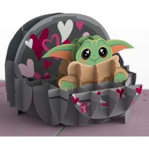 imageLovepop Valentines Day Card for Her Him  3D Star Wars Greeting PopUp Cards  BB8 Mine  5quot x 7quot  Blank Notecard ampamp Envelope IncludedGrogu Love is the Way