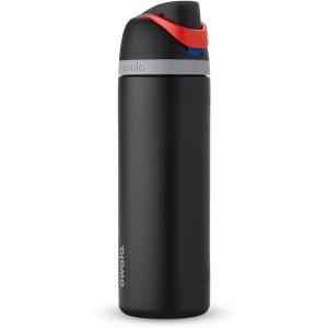 imageOwala Star Wars FreeSip Insulated Stainless Steel Water Bottle with Straw for Sports and Travel BPAFree Sports Water Bottle 24 oz Darth Vader