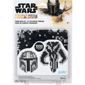 imagePerler 8063090 The Mandalorian Baby Yoda Star Wars Fuse Bead Blister Kit 1000pcsMandalorian Helmet and Signet