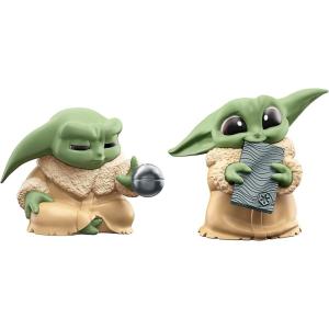 imageSTAR WARS The Bounty Collection Series 4 2Pack Grogu Collectible Figures 225InchScale Pesky Spiders Cookie Eating Ages 4 and UpForce Focus  Beskar Bite