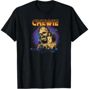 imageStar Wars  Chewbacca Metal Inspired TShirtBlack