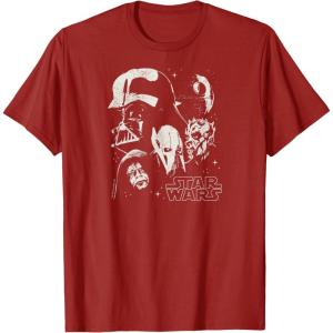 imageStar Wars  Darth Vader Collage TShirtCranberry Red