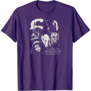 imageStar Wars  Darth Vader Collage TShirtPurple
