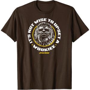 imageStar Wars  Its Not Wise To Upset A Wookie TShirtBrown