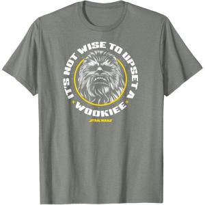 imageStar Wars  Its Not Wise To Upset A Wookie TShirtOlive Heather