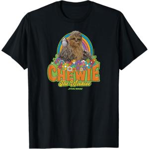imageStar Wars  Retro Chewbacca TShirtBlack