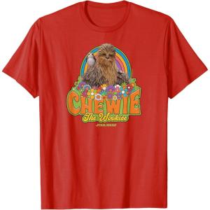 imageStar Wars  Retro Chewbacca TShirtRed