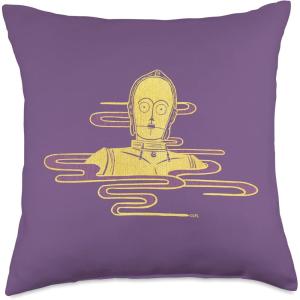 imageStar Wars C3PO Golden Droid Throw Pillow18x18