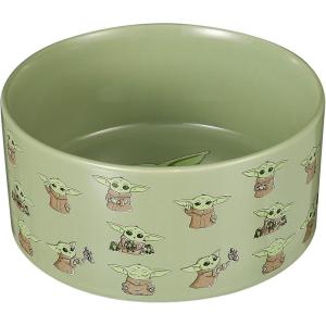 imageStar Wars Chewbacca Chew on This Dog Food Bowl 6 Inch  Dog Feeding Bowl Holds up to 35 Water Dry Food or Wet Food  Dishwasher Safe on Top Rack Dog BowlMandalorian Meal Time