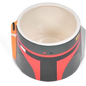 imageStar Wars Chewbacca Chew on This Dog Food Bowl 6 Inch  Dog Feeding Bowl Holds up to 35 Water Dry Food or Wet Food  Dishwasher Safe on Top Rack Dog BowlBoba Fett 3D