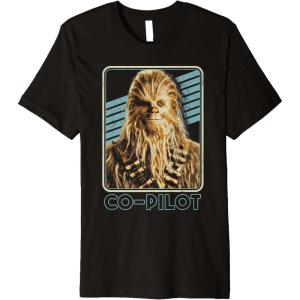 imageStar Wars Han Solo Movie Chewie CoPilot Premium TShirt Premium TShirtBlack