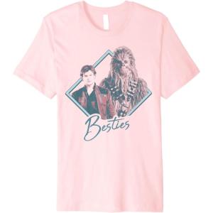 imageStar Wars Han Solo Movie Chewie Duo Besties Premium TShirt Premium TShirtPink