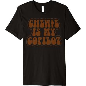 imageStar Wars Han Solo Movie Chewie My Copilot Premium TShirt Premium TShirtBlack