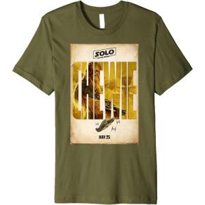 imageStar Wars Han Solo Movie Chewie Release Date Premium TShirt Premium TShirtOlive Green