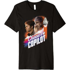 imageStar Wars Han Solo Movie Copilot Color Pop Premium TShirt Premium TShirtBlack