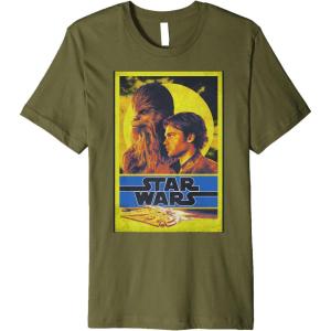 imageStar Wars Han Solo Movie Partners In Crime Premium TShirt Premium TShirtOlive Green