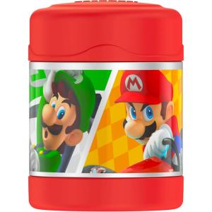 imageTHERMOS FUNTAINER 10 Ounce Stainless Steel Vacuum Insulated Kids Food Jar C3PoMario Kart