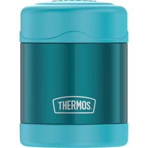 imageTHERMOS FUNTAINER 10 Ounce Stainless Steel Vacuum Insulated Kids Food Jar C3PoTeal
