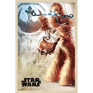 imageTrends International Star Wars A New Hope  Chewy Wall Poster 34L x 224W Premium Unframed VersionBlonde Framed Version