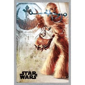 imageTrends International Star Wars A New Hope  Chewy Wall Poster 34L x 224W Premium Unframed VersionGray Framed Version
