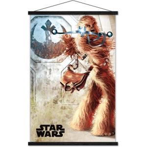 imageTrends International Star Wars A New Hope  Chewy Wall Poster 34L x 224W Premium Unframed VersionPremium Print and Black Hanger Bundle