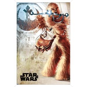 imageTrends International Star Wars A New Hope  Chewy Wall Poster 34L x 224W Premium Unframed VersionWhite Framed Version