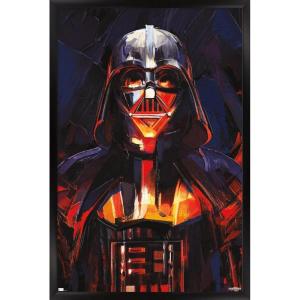 imageTrends International Star Wars ObiWan Kenobi  Darth Vader Painting Wall Poster 22375quot x 34quot Premium Unframed VersionBlack Framed Version