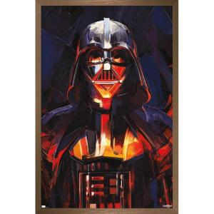 imageTrends International Star Wars ObiWan Kenobi  Darth Vader Painting Wall Poster 22375quot x 34quot Premium Unframed VersionBronze Framed Version