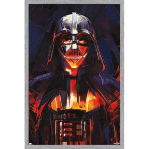 imageTrends International Star Wars ObiWan Kenobi  Darth Vader Painting Wall Poster 22375quot x 34quot Premium Unframed VersionGray Framed Version