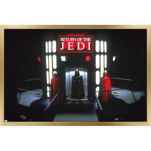 imageTrends International Star Wars Return of the Jedi  Vader and Royal Guard Wall Poster 34L x 224W Premium Unframed VersionGold Framed Version