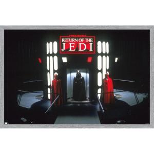 imageTrends International Star Wars Return of the Jedi  Vader and Royal Guard Wall Poster 34L x 224W Premium Unframed VersionGray Framed Version