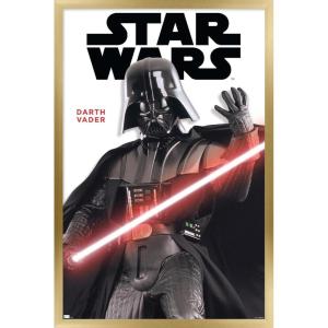 imageTrends International Star Wars Saga  Darth Vader Feature Series Wall Poster 34L x 224W Premium Unframed VersionGold Framed Version