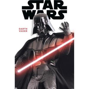 imageTrends International Star Wars Saga  Darth Vader Feature Series Wall Poster 34L x 224W Premium Unframed VersionPremium Unframed Version