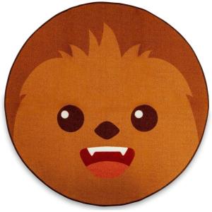 imageUkonic Star Wars Chewbacca 52Inch Round Printed Area Rug  Indoor Floor Mat Accent Rugs for Living Room and Bedroom Home Decor for Kids Playroom  Movie Gifts and Collectibles