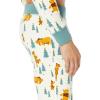 imageAmazon Essentials Disney  Marvel  Star Wars Mens SnugFit Pajama Sleep SetsPooh Holiday Forest  Mens Snug Fit