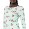 imageAmazon Essentials Disney  Marvel  Star Wars Womens SnugFit Cotton Pajama Sleepwear SetsMickey Winter  Womens Snugfit