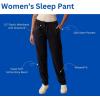 imageBioworld The Mandalorian The Force Makes Grogu Sleepy Womens Black Sleep PantsBlack