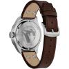 imageCitizen EcoDrive Mens Star Wars Han Solo quotSometimes I Even Amaze Myselfquot Watch Stainless Steel with Brown Leather Strap Blue Dial Luminous 43mm Model AW500903W