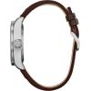 imageCitizen EcoDrive Mens Star Wars Han Solo quotSometimes I Even Amaze Myselfquot Watch Stainless Steel with Brown Leather Strap Blue Dial Luminous 43mm Model AW500903W