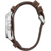 imageCitizen EcoDrive Mens Star Wars Mandalorian Watch Brown Nylon and Leather Watch Stainless Steel 3Hand Date Luminous 44mm Model AW141105W