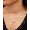 imageDisney Star Wars Grogu Custom Jewelry  14k Flash Plated and Sterling Silver Name Necklace Personalized  Grogu Custom Pendant Choose colorGold Plated