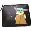 imageDisney Star Wars Mandalorian Grogu Faux Leather Make Up Cosmetic Bag Set
